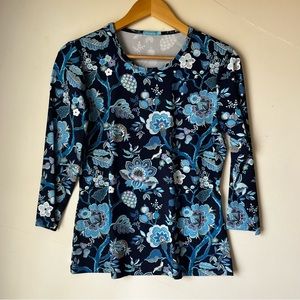 J. McLaughlin Floral Signature Tee